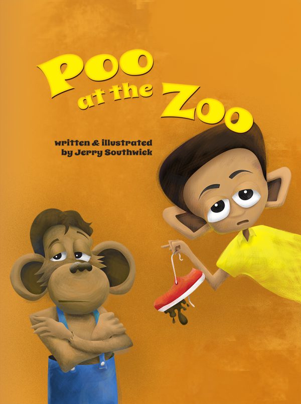 Poo at the Zoo children's book cover